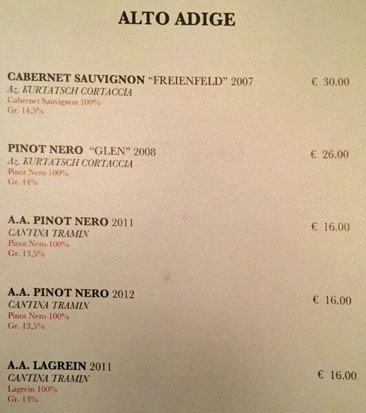 Menu di Drugo 