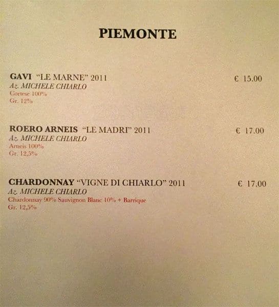 Menu di Drugo 