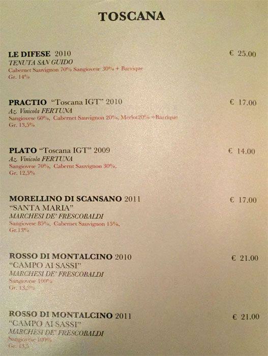 Menu di Drugo 