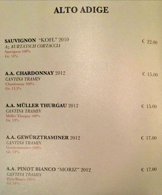 Menu di Drugo 