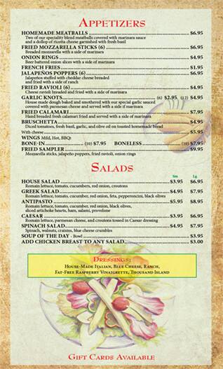 Slice O' Pi Menu, Menu for Slice O' Pi, Daytona Beach, Daytona Beach ...