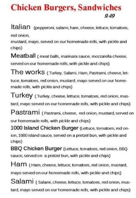 Menu at Antonio's Pizza pizzeria, Buellton