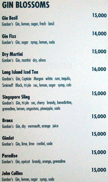 Rural menu