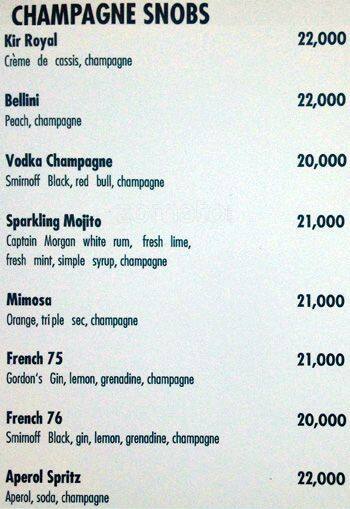 Rural menu