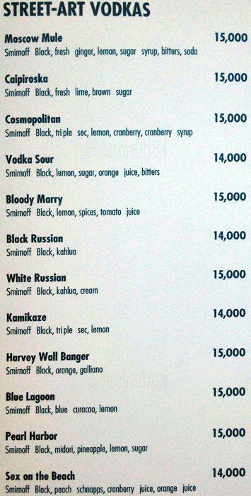 Rural menu