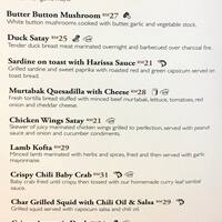Melur Thyme Menu Menu For Melur Thyme Brickfields Kuala Lumpur
