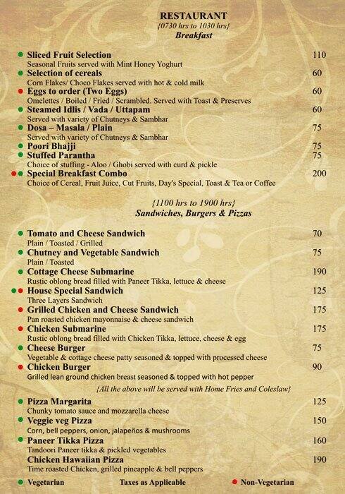 Copper Handi - Hotel Vijay Paradise Menu - Zomato