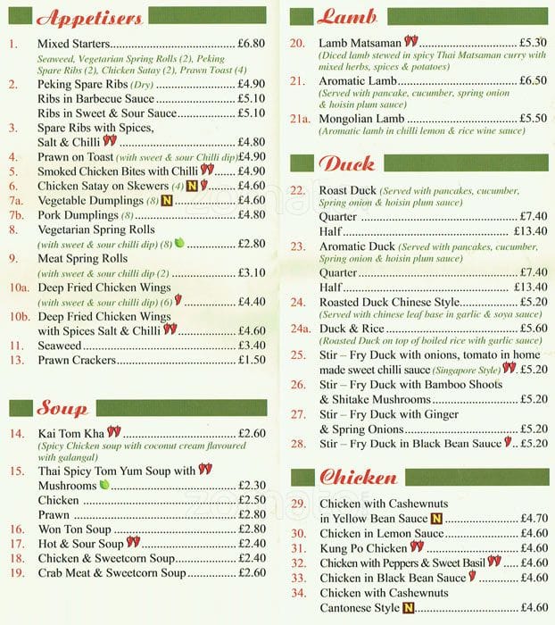 Wing Lee Menu, Menu for Wing Lee, Streatham, London Zomato UK