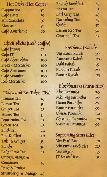 Jaipur Talkies menu