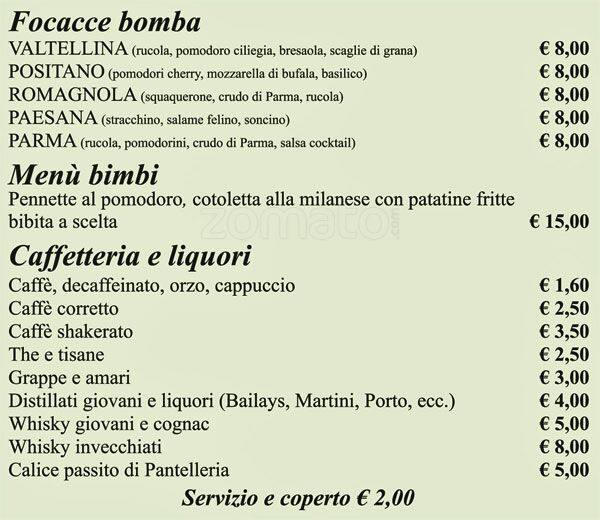 Menu di B - FLOOR Milano 