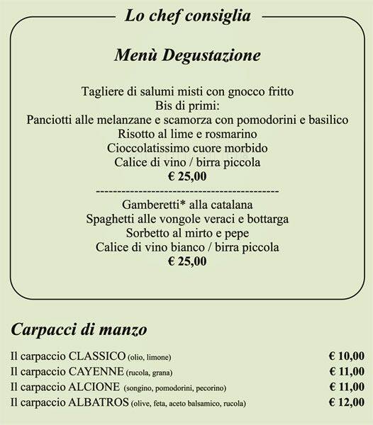 Menu di B - FLOOR Milano 