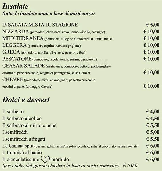 Menu di B - FLOOR Milano 