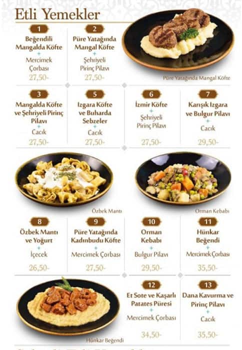 adile sultan ev yemekleri menu