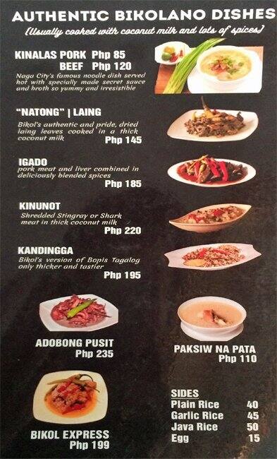 Spicy Tongue Bar Menu, Menu for Spicy Tongue Bar, Tomas Morato, Quezon ...