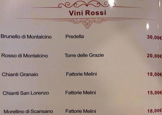 Menu di Ristorante Unico Cinese Giapponese Sudamericano 