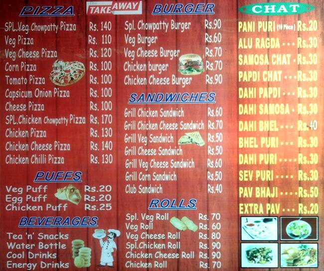 Menu at New Chowpatty, Hyderabad, House 245