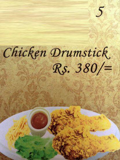 Danny's Chicken menu