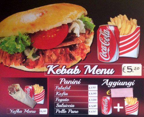 Menu di Goha 