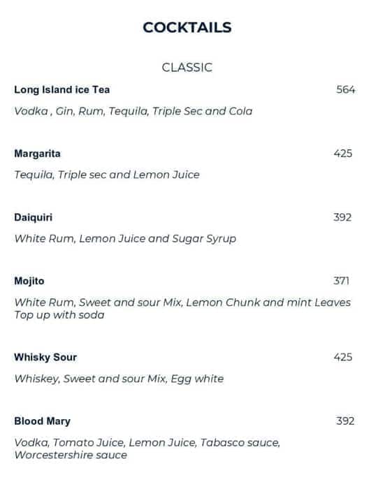 Byg Brewski Brewing Company menu