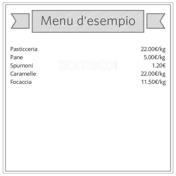 Menu di Il Pane in Tavola 