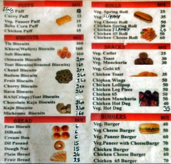 Bakers Hut Menu, Menu for Bakers Hut, Saroor Nagar, Hyderabad Zomato
