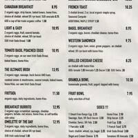 George Street Diner Menu Menu De George Street Diner St Lawrence Toronto