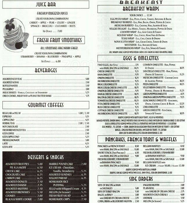 Soup Stop Menu, Menu for Soup Stop, Upper West Side, New York City