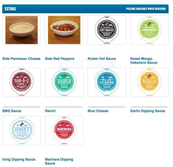 Domino's menu