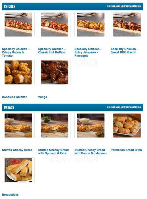 Domino's menu