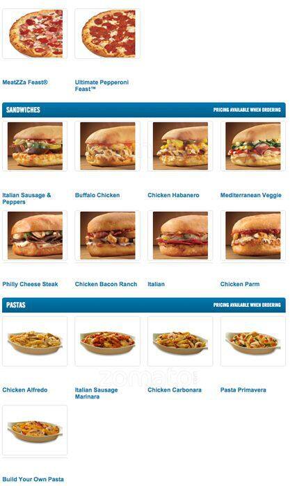 Domino's menu
