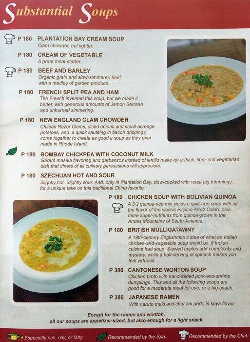 Kilimanjaro Kafe - Plantation Bay Resort and Spa Menu - Zomato Philippines