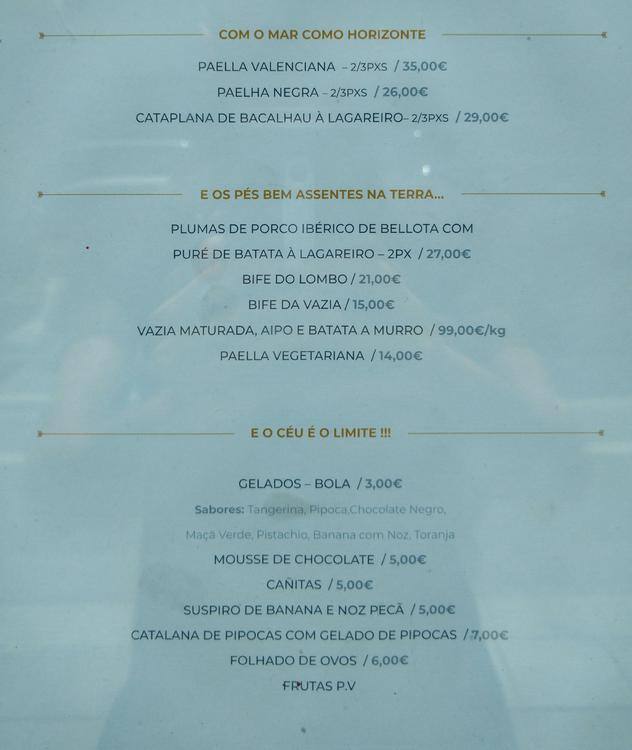 Menu At Venga Tapiscaria Iberica Restaurant Matosinhos