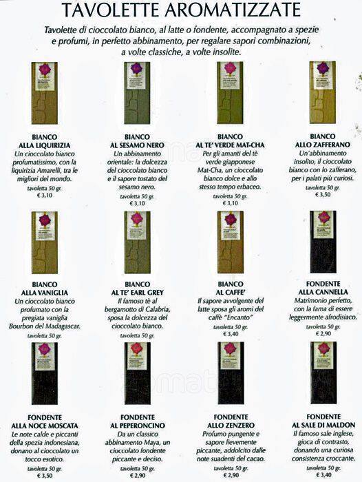 Menu di Enrico Rizzi Attimi Di Gusto 