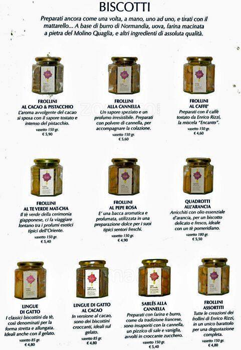 Menu di Enrico Rizzi Attimi Di Gusto 