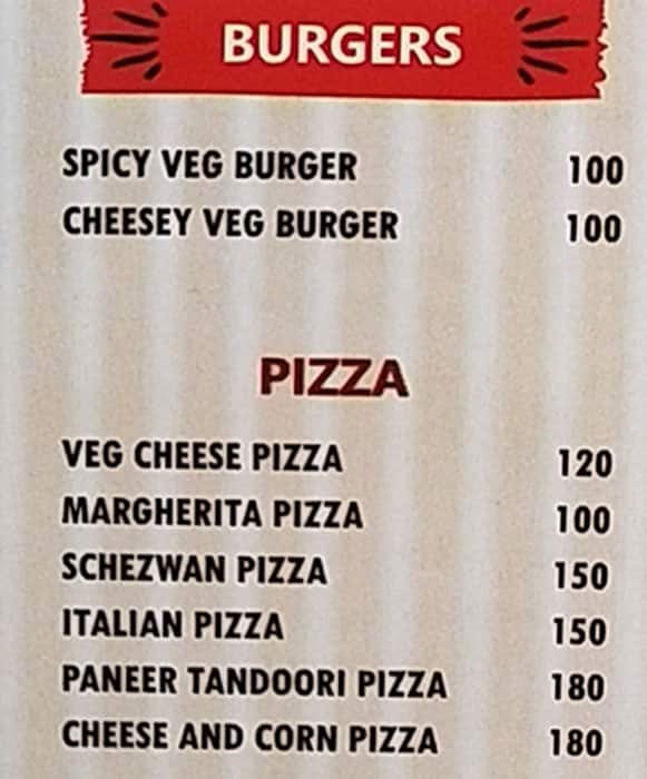 Sai Sagar Coffee & More menu