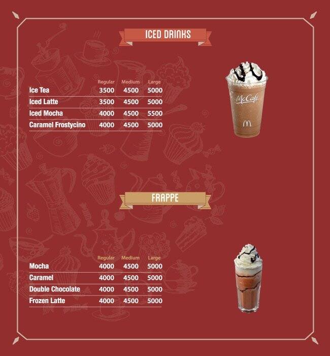 McCafé Menu, Menu for McCafé, Mansourieh, Metn Zomato Lebanon
