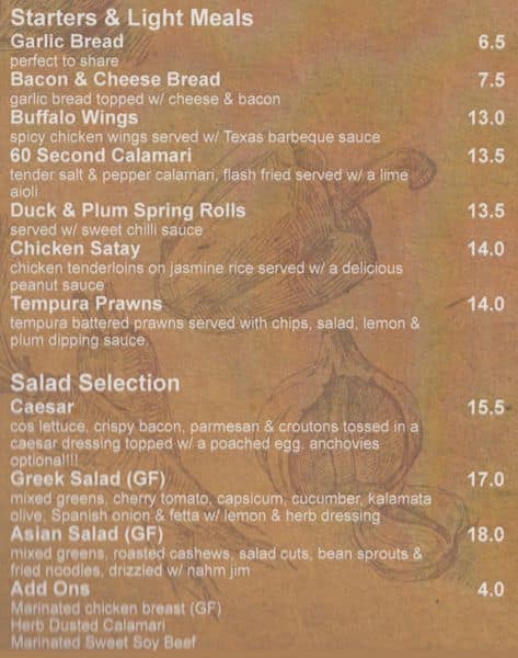 Deception Bay Tavern Menu, Menu for Deception Bay Tavern, North Lakes ...