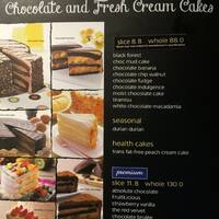 Secret Recipe Menu Menu For Secret Recipe Imbi Kuala Lumpur