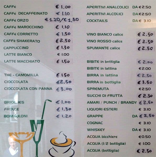 Menu di Vigentina Cafe 
