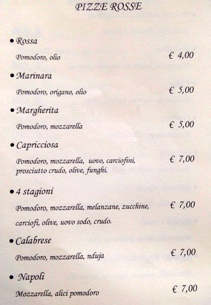 Menu di Al Trapezio Due 