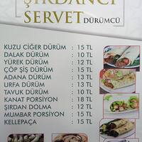 Sirdanci Servet Menu Sirdanci Servet Unkapani Istanbul Icin Menu