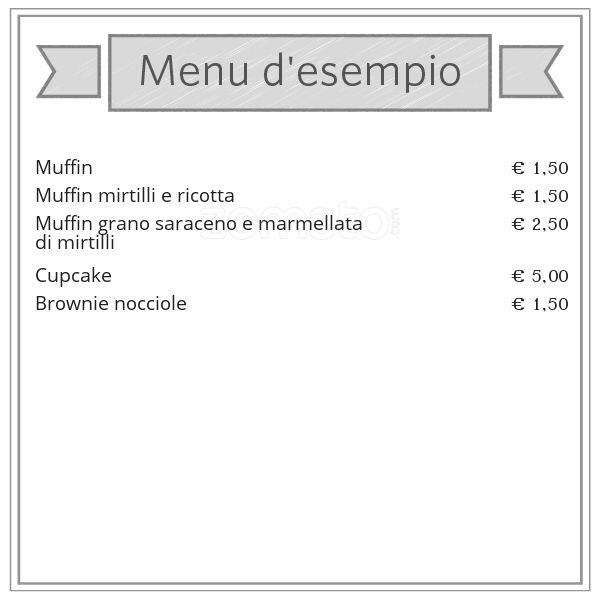 Menu di Dolce 