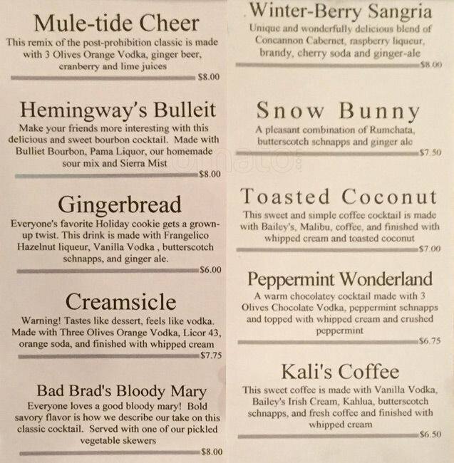 Menu at Bad Brads BBQ, Shelby charter Township