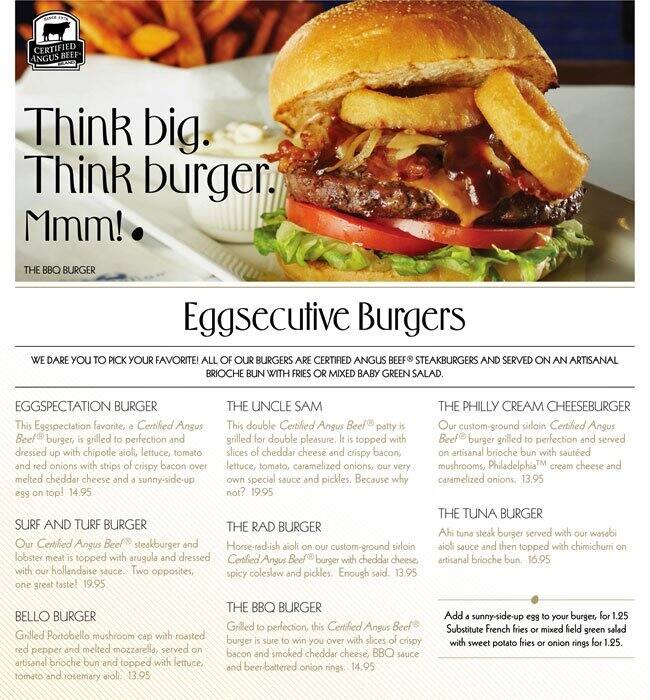 Menu at Eggspectation pub & bar, San Antonio