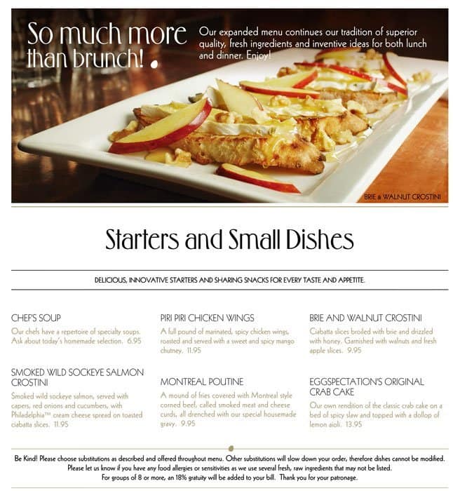 Menu at Eggspectation pub & bar, San Antonio