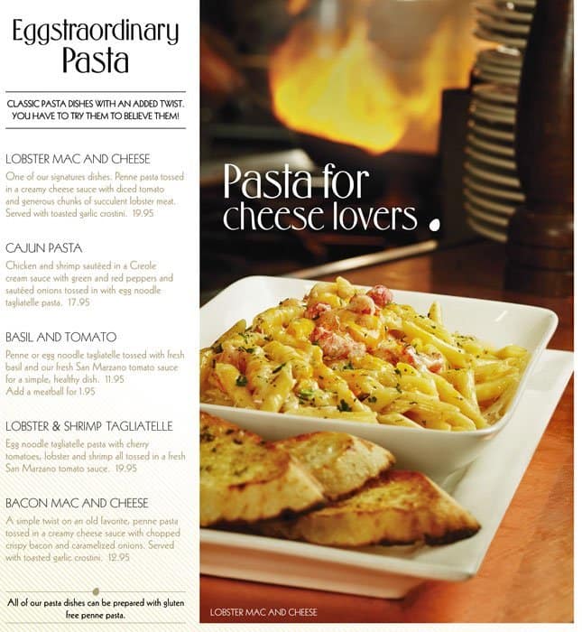 Menu at Eggspectation pub & bar, San Antonio