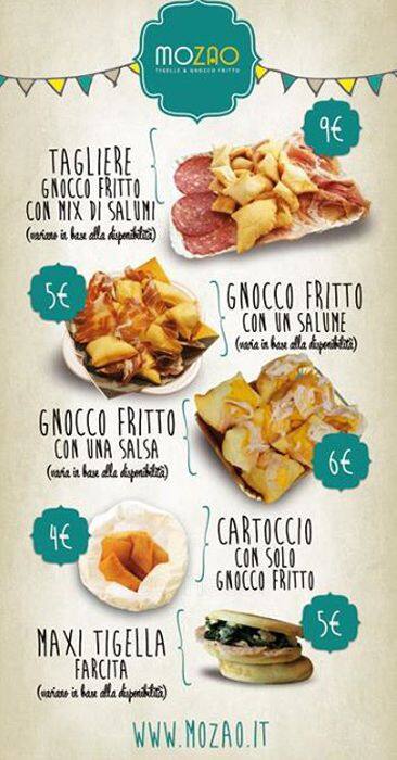 Menu di Mozao 