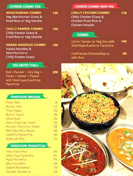 Menu at Scrummy Bites, Noida, C-87