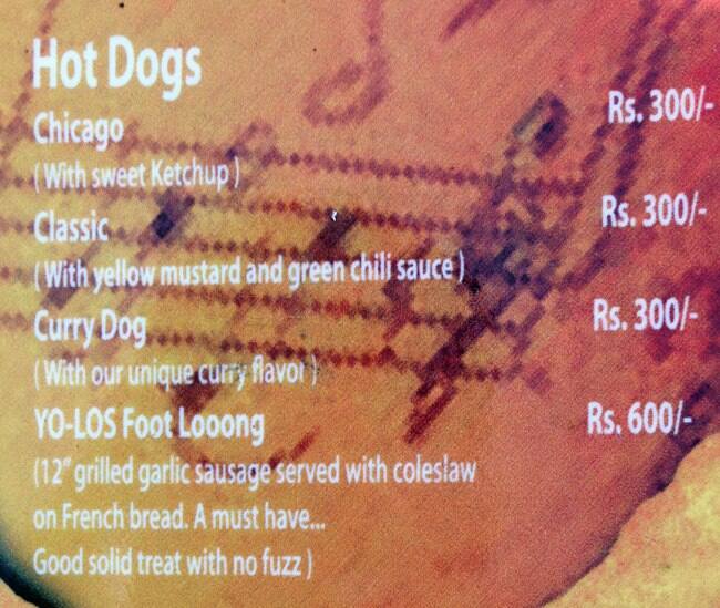 The Lotus menu