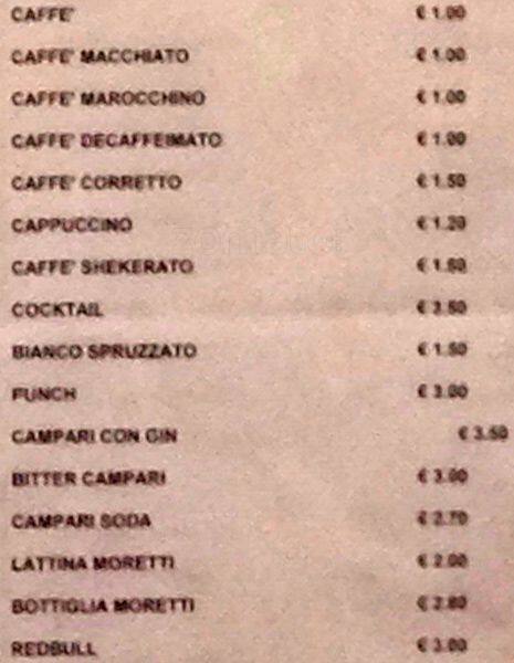 Menu di Padova Pizza Kebab 